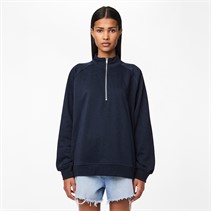 Pieces Chilli bluza zamkiem 1/2 dla niej kolor Sky Captain