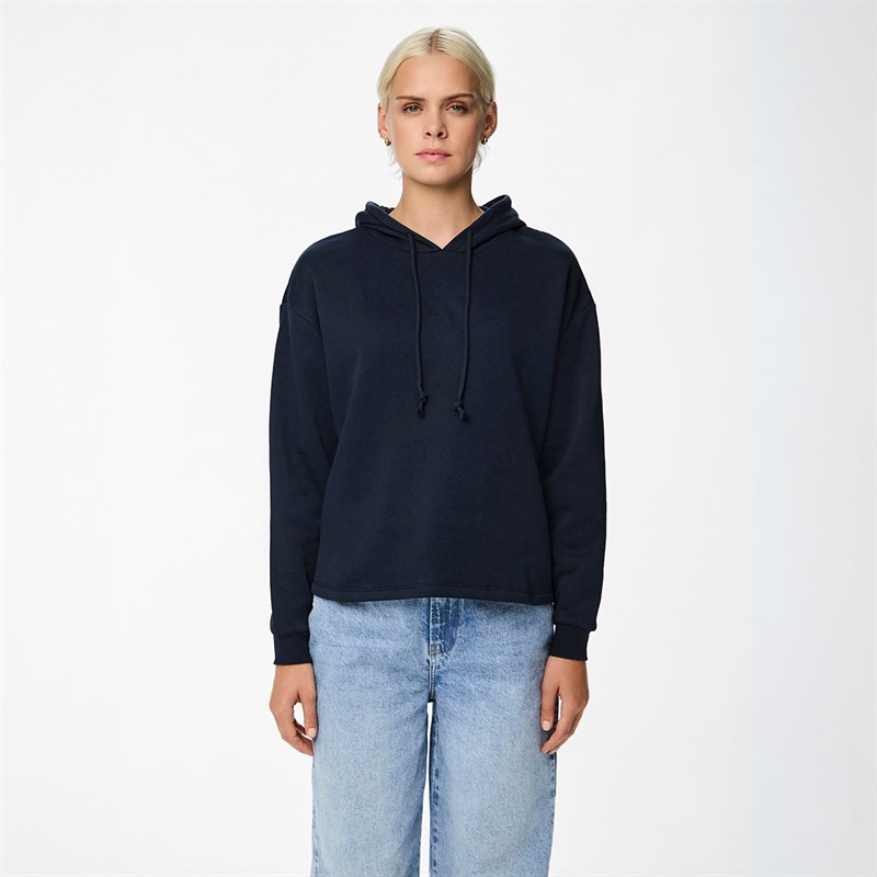 Pieces Damen Chilli Langarm Hoodie Sky Captain