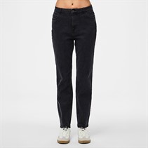 Pieces Dames Kesia Mom Jeans Black Denim