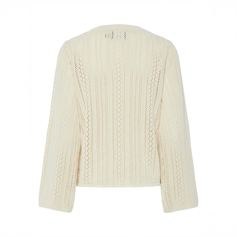 Pieces Damen Mira Strick Oberteil Birch