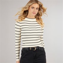 Pieces Dames Crista O hals gebreide trui Birch