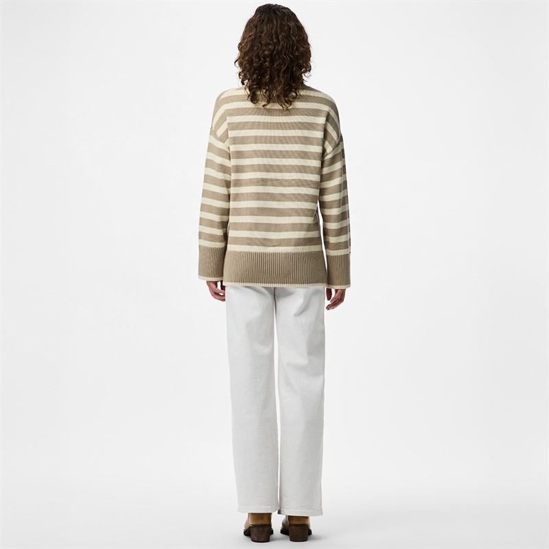 Pieces Ava sweter dla niej kolor Crockery