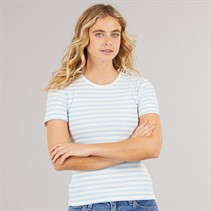 Pieces Dames Ruka T-shirt Cashmere Blue
