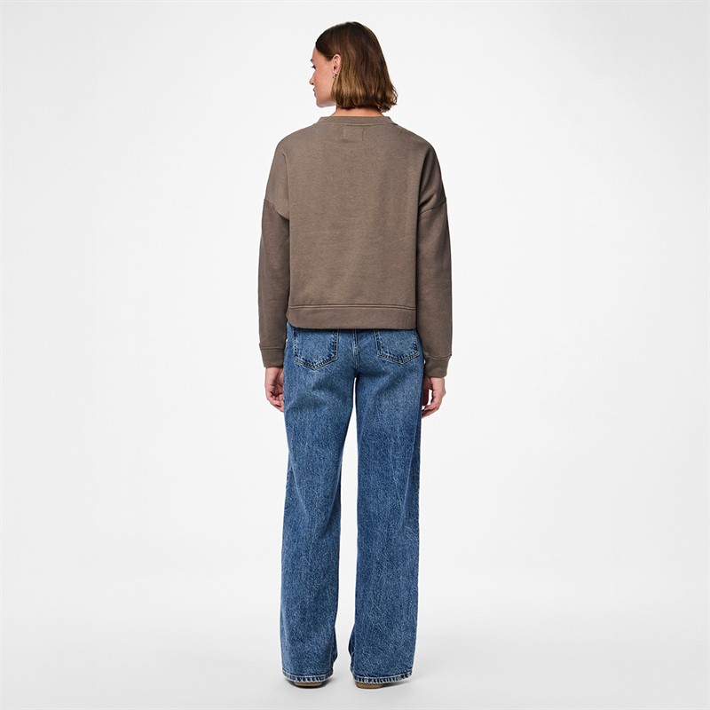 Pieces Damen Chilli Langarm Pullover Morel