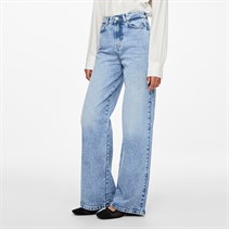 Pieces Dame Selma vide ben jeans Light Blue Denim