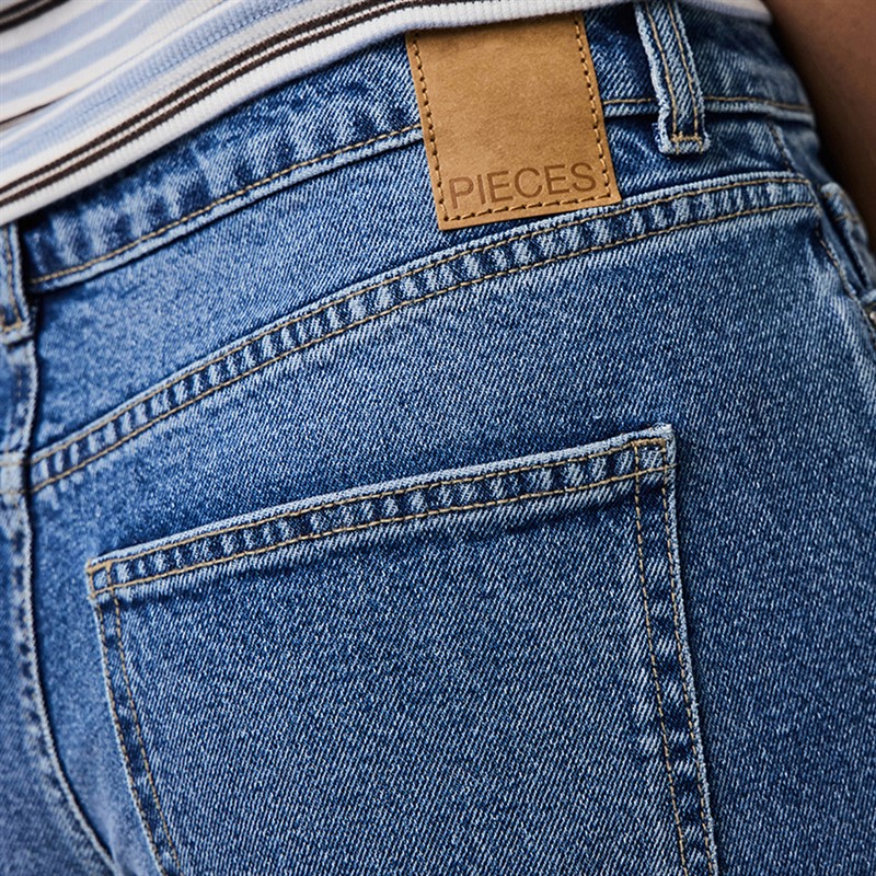 Pieces Dame Selma vide ben jeans Medium Blue Denim