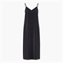 Pieces Damen Jessa Maxikleid Schwarz