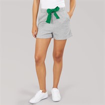 Pieces Womens Chilli String Shorts Light Grey Melange