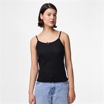 Pieces Womens Marie Vest Black