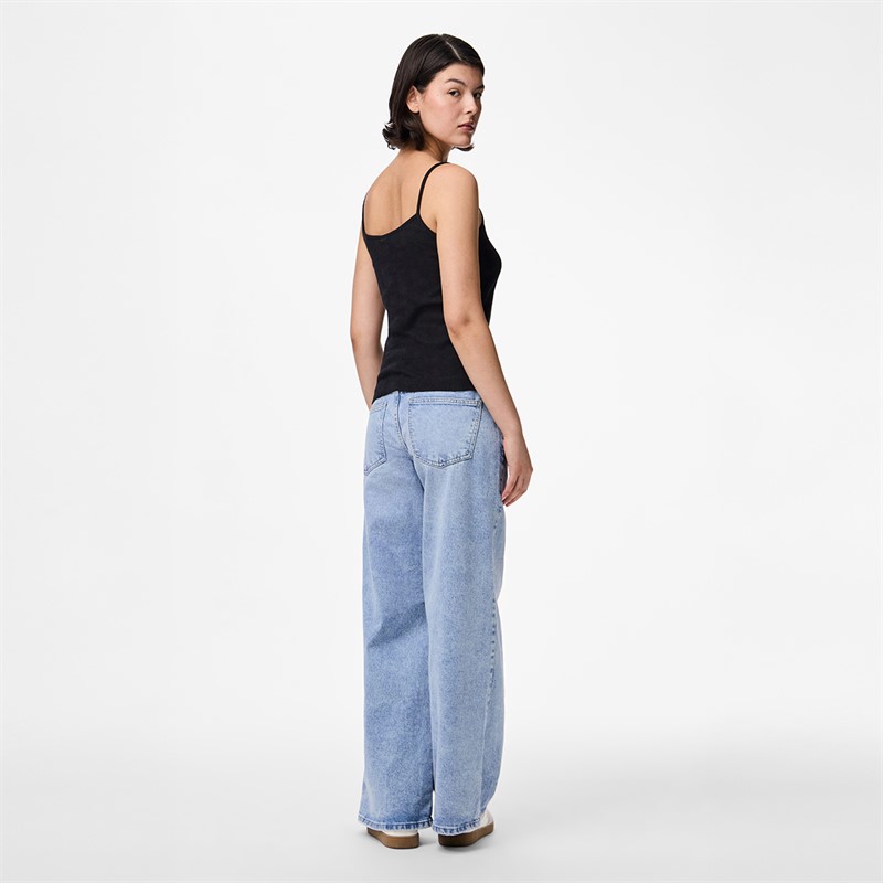 Pieces Womens Marie Vest Black