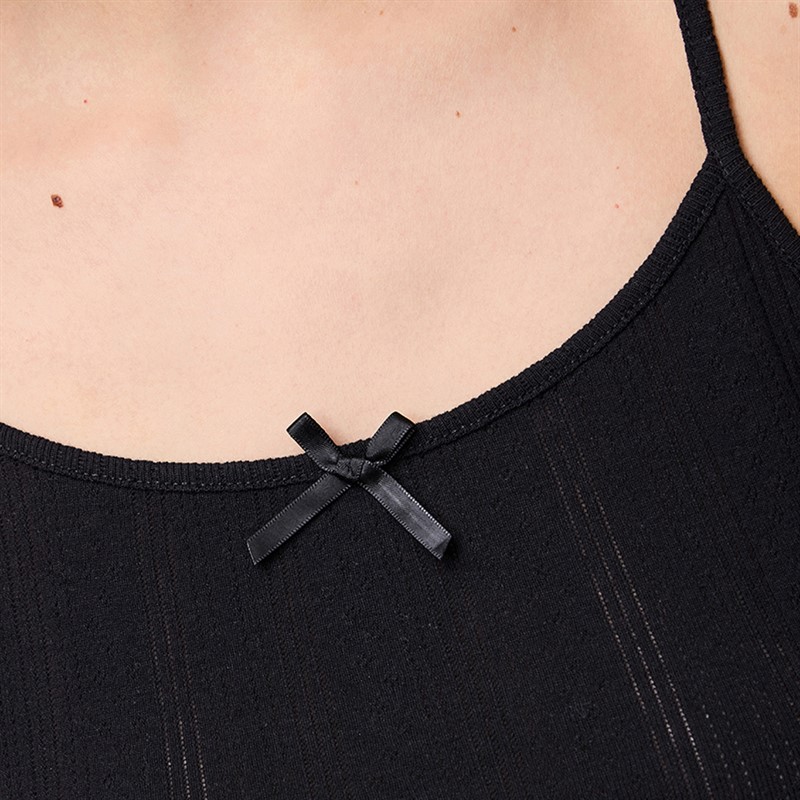 Pieces Womens Marie Vest Black