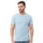 Crew Clothing Heren T-shirts Baby Blauw