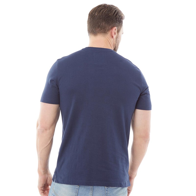 Crew Clothing Mens Round Neck T-Shirt Navy