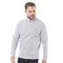Crew Clothing Mens 1/2 Zip Solid Sweatshirt Grey Marl