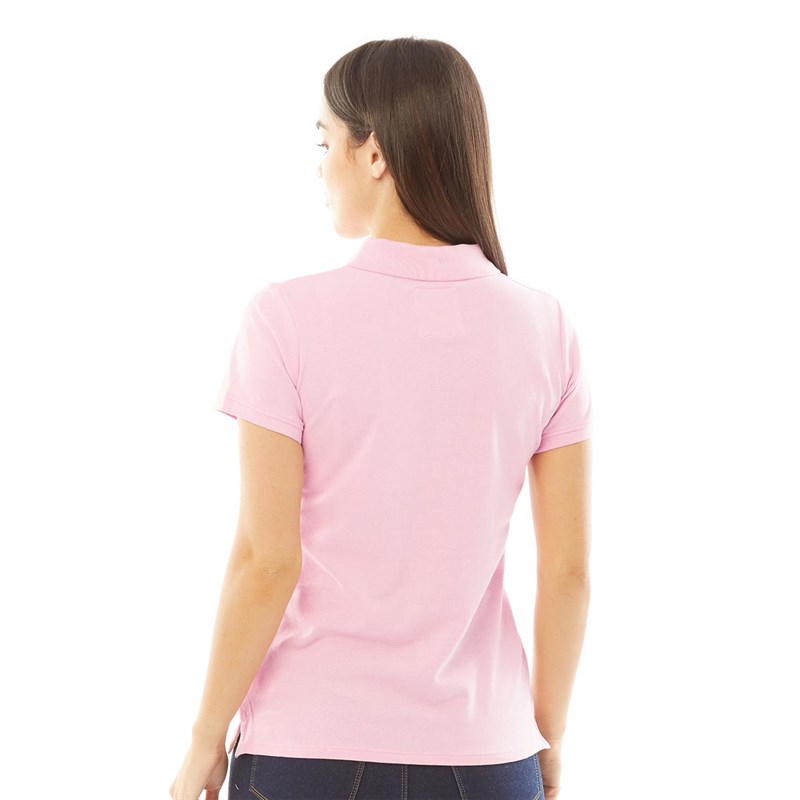 Crew Clothing Womens Exmouth Polo Pink