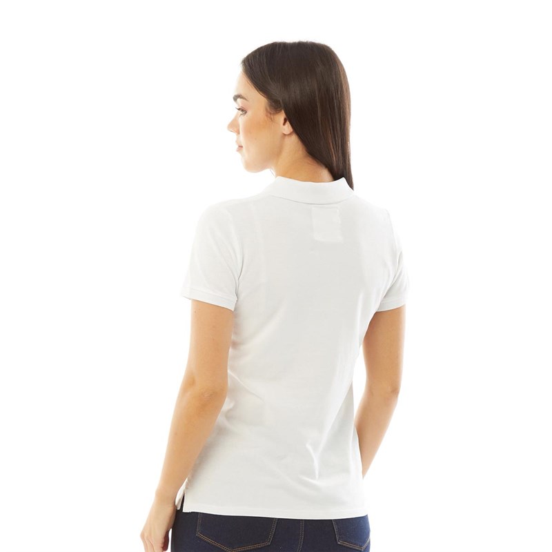 Crew Clothing Womens Exmouth Polo White