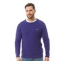 Crew Clothing Herre Fisherman Trøjer med rund hals Blå-Lilla