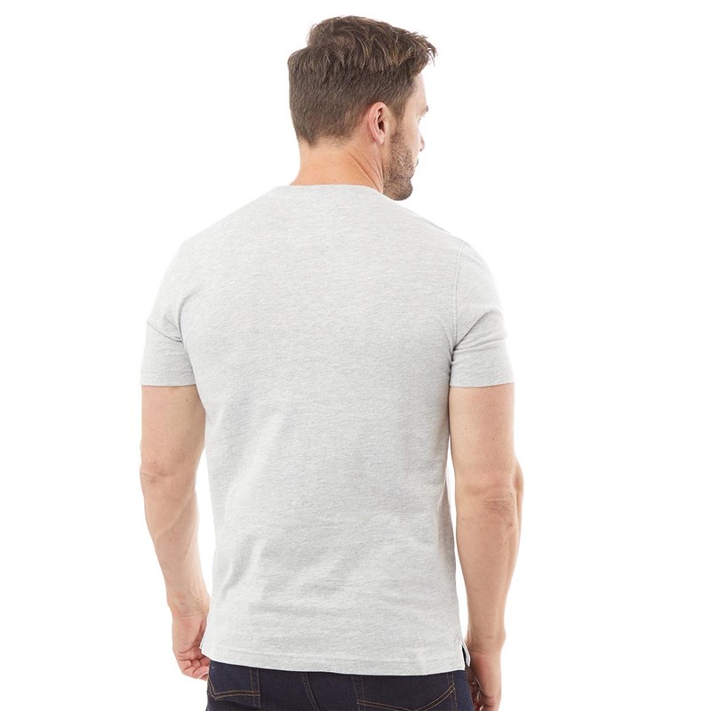 Buy Crew Clothing Mens Round Neck T-Shirt Grey Marl