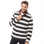 Crew Clothing Herre Pique Strip Sweatshirts Flerfarvede Striber