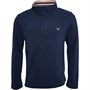 Crew Clothing Herre Pique Solid Afslappet overdele Marineblå