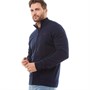 Crew Clothing Mens Full Zip Through Jumper Navy