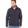 Crew Clothing Mens 1/2 Zip Solid Sweatshirt Navy