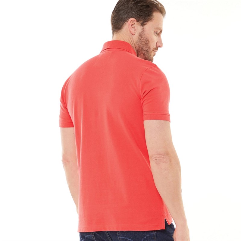 Crew Clothing Mens Melbury Solid Polo Cayenne