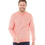 Crew Clothing Mens Pique Crew Neck Sweatshirt Cayenne