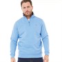 Crew Clothing Mens 1/4 Zip Solid Sweatshirt Provence