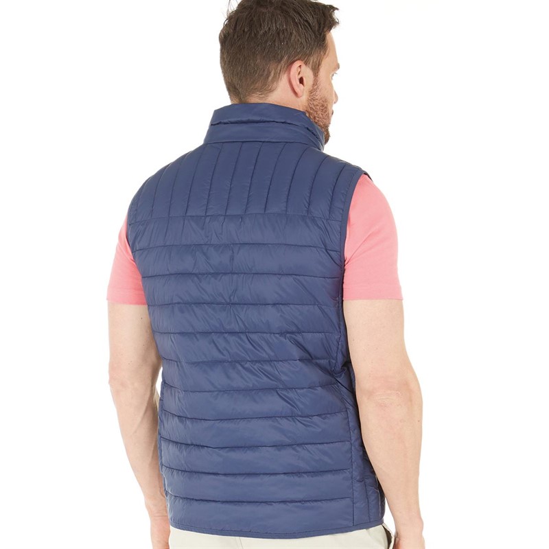 Crew Clothing Mens Lightweight Gilet Navy