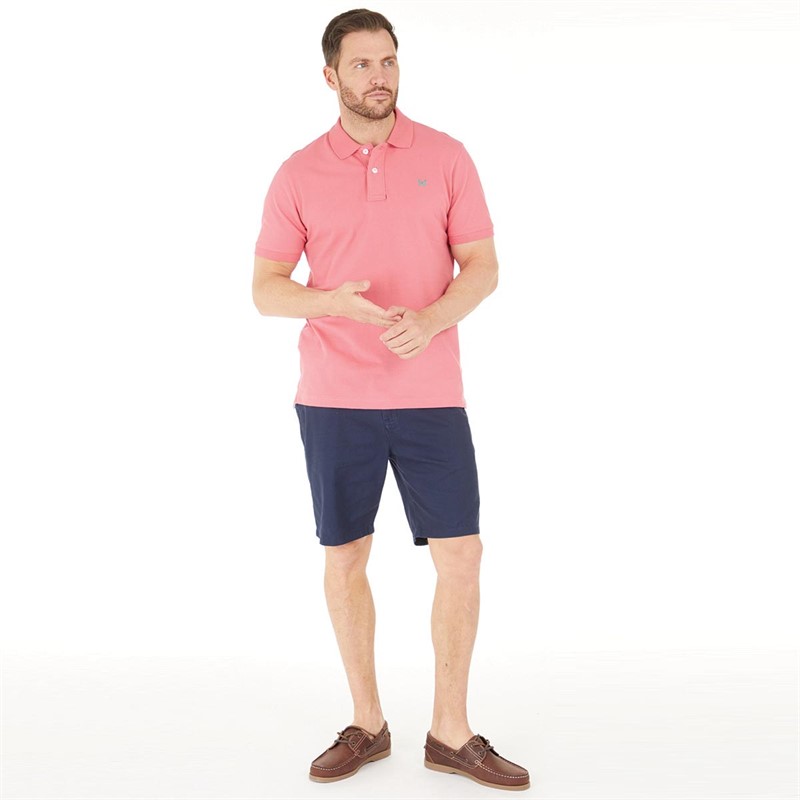 Crew Clothing Mens Melbury Polo Rapture Rose