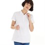 Crew Clothing Womens Polo Shirt White/Flamingo/Golden Haze