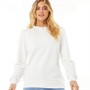 Crew Clothing Womens Frill Neck Sweatshirt White