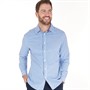 Crew Clothing Mens Gingham Shirt White/Navy/Spirit Blue
