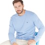 Crew Clothing Mens Jaspe Crew Neck Sweatshirt Copenblue Marl