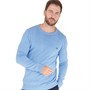 Crew Clothing Mens Crew Neck Jumper Copen Blue Marl