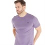 Crew Clothing Mens Round Neck T-Shirt Mulled Grape
