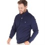 Crew Clothing Mens 1/2 Button Sweatshirt Navy