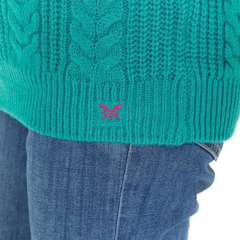 Crew Clothing Womens Boatneck Top Shaded Spruce