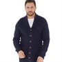 Crew Clothing Mens Shawl Neck Cardigan Navy