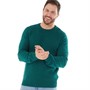 Crew Clothing Mens Zig Zag Cable Jumper Deep Teal