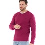 Crew Clothing Mens Zig Zag Cable Jumper Red Bud