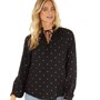 Crew Clothing Womens Cherry Blouse Black Base