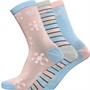 Crew Clothing Womens Three Pack Socks Multi