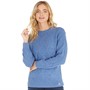 Crew Clothing Womens Bobble Cable Jumper Bluebell