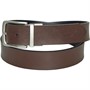 Crew Clothing Mens Boxed Rigger Reversible Belt Black/Brown