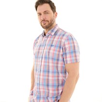 Crew Clothing Mens Short Sleeve Checked Shirt Multi