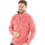 Crew Clothing Mens 1/2 Zip Solid Sweatshirt Rapture Rose