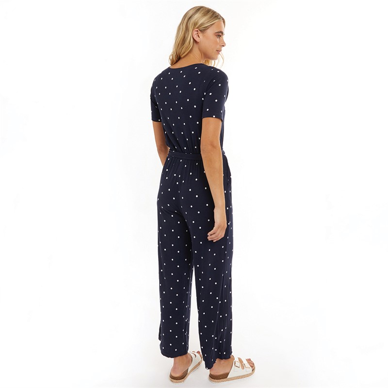 Crew Clothing Womens Selsey Jumpsuit Navy