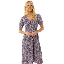 Crew Clothing Womens Floral Midi Dress Navy Multi